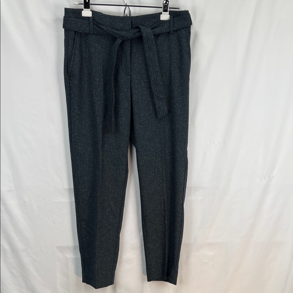Loft - Women’s Slacks - Size 8 - Charcoal Gray - Marisa - With Belt